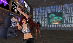 raftwet jewell in virtual world of second life at 303 bastards club
