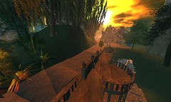 across the deck the sun rises - Torley Linden