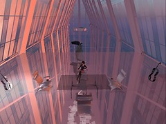 Office and car at the top of the building - Chimera Cosmos