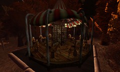 horses in the park on the carousel - Torley Olmstead