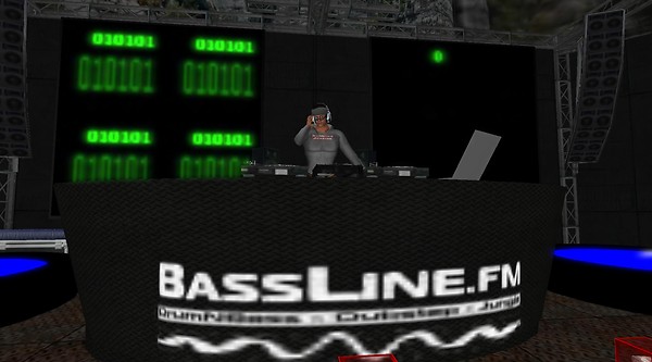 bassline.fm in virtual world second life