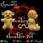 Elementz Shoulder Pet - Monkey -