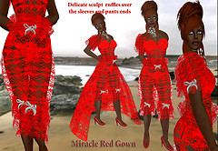 Miracle red gown_sing2 all the pieces