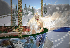 Fly in the sky w the snow-Fantasy