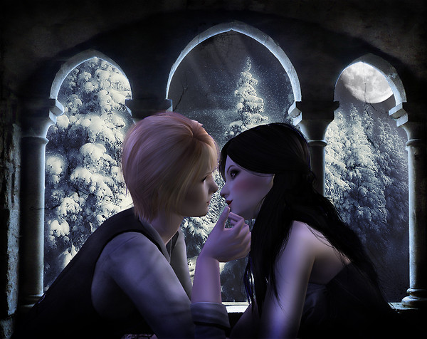 In this white night fantasy