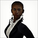 *CentoPallini*Black Feather Earring