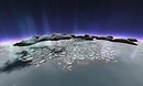 northern lights, cracked ice - Torley Olmstead