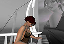 Clarissa at Piano