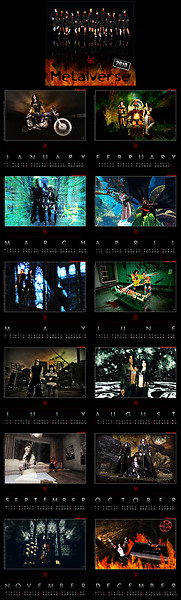 Metalverse 2010 calendar