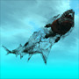 Cybershark cruising transparent by Igor Ballyhoo