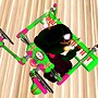 bars and pipes in pink and green - Torley Linden