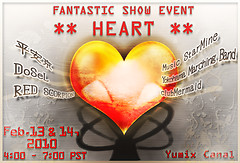 FANTASTIC SHOW EVENT ** HEART **　Poster (PST)