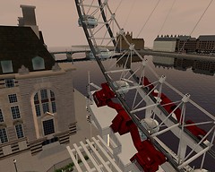 Sunset at London Eye