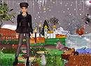 Snowing in a fantasy world