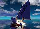 Niki's Cat on a Glassy Sea