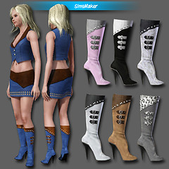 SimsMaker_extra high boots
