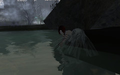 trying to catch my reflection in murky water