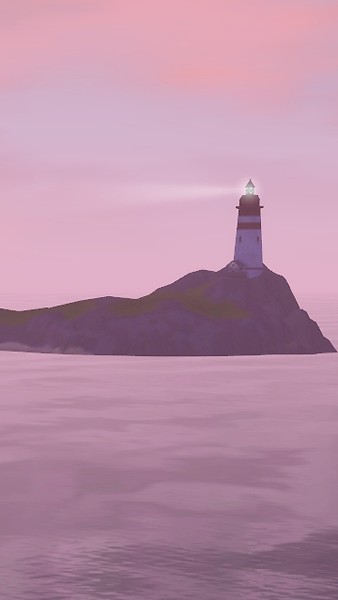 Faro al tramonto