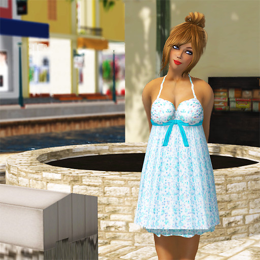 halterneck dress by zozo