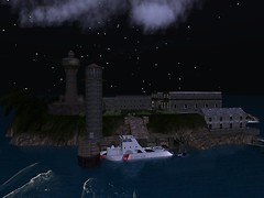 Alcatraz at night - Chimera Cosmos