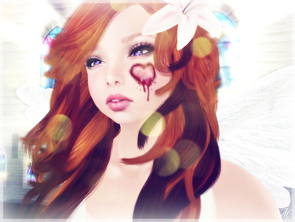 [ dressed up in summer and tied with a bow...let's be courageous and face tiny dangers ]
