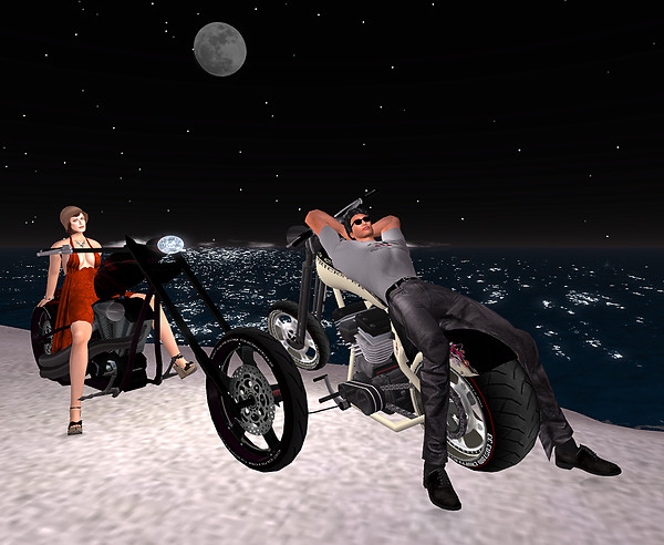 Bikers on the Beach