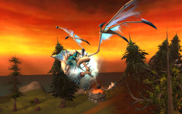 Anthigone on an ice dragon