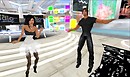 Shock and Soni dancin to soni's radio show