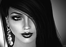 Melli's portrait sep 1 b&w