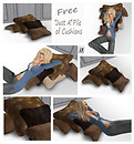 Free Just A pile of cushions