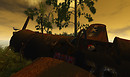 Meerkat explores the Corsair Wreck at Sundown