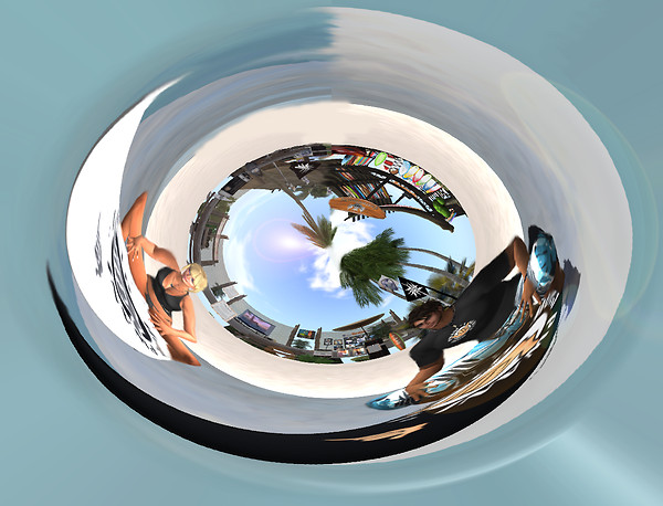 Saying goodbye to Mori, as another awesome surfing Sim goes down the plug hole (