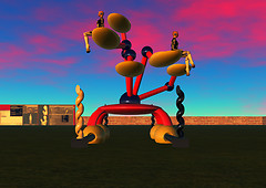 The drones on Vel's mutant car