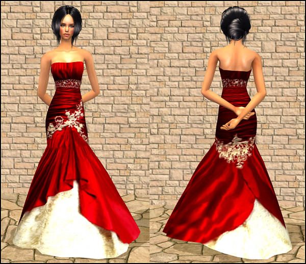 Abito Elegante Rosso