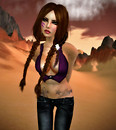 BOOM Mini Vest Violet close