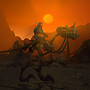 Fossilized Raptor Mount