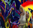Exploring the 3D art exhibits 2