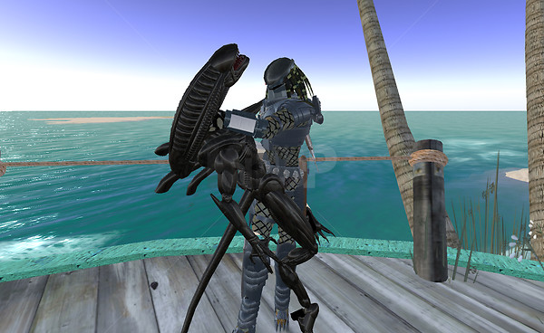 Alien & Predator slow dance
