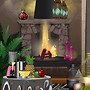 The fireplace