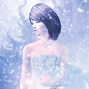 Blue snow