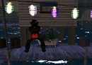 Ass by patio lanterns - 1344