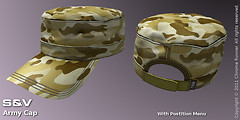Army Cap, Camo-Desert