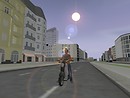 Riding my motor scooter