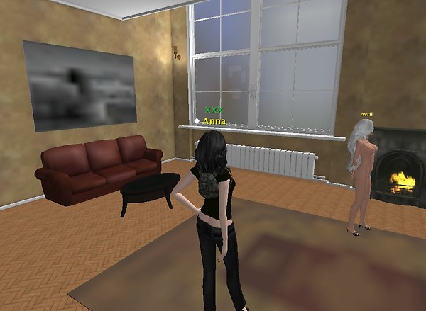 wierd random girl showed up