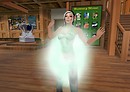 Dancing with a cloud of gas