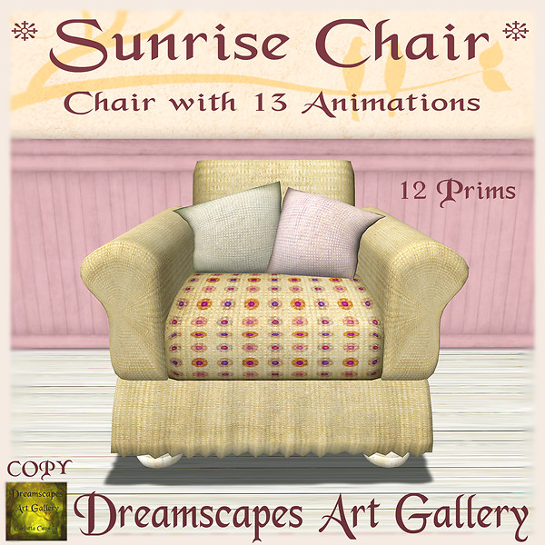 *Sunrise* Chair - Dreamscapes Art Gallery