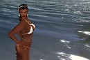 Bond black girl with a ribbon