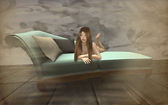Girl on the sofa