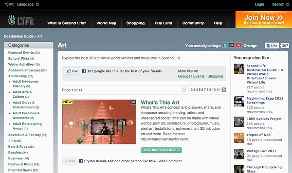 Featured on Secondlife.com