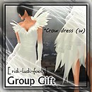 [ ridi-ludi-fool ] G gift *Crow dress (w) POP